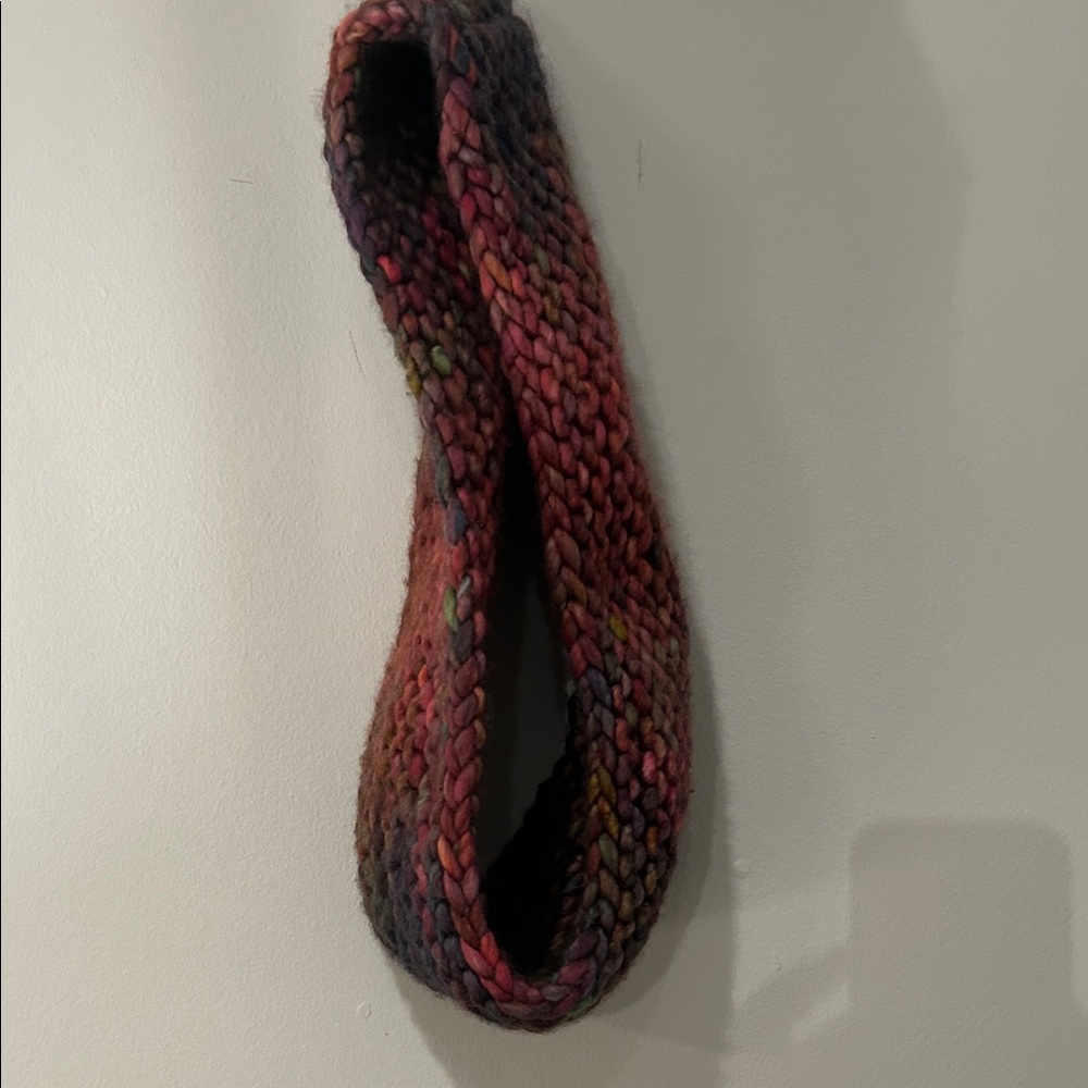 Multicolor Knit Infinity Scarf